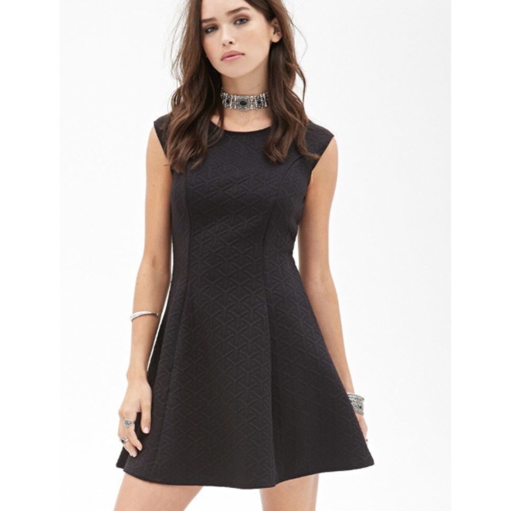 🌟 3 for $15 🌟 XXI Little Black Skater Dress NWOT